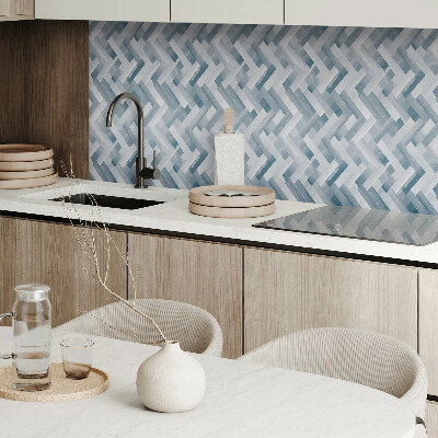 Vinyl wandpaneel Zigzag gestreept patroon