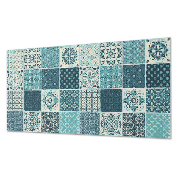 Zelfklevend wandpaneel Mozaïekvormen in de meetkunde