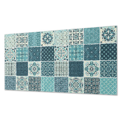 Zelfklevend wandpaneel Mozaïekvormen in de meetkunde