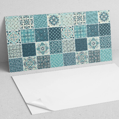 Zelfklevend wandpaneel Mozaïekvormen in de meetkunde