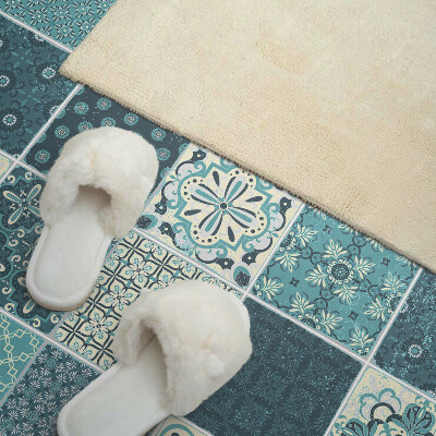 Zelfklevend wandpaneel Mozaïekvormen in de meetkunde