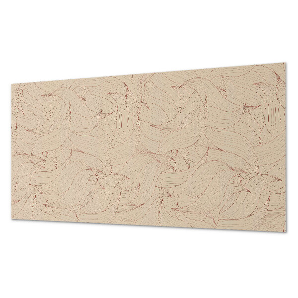 Wandpaneel pvc Kronkelend lijnpatroon