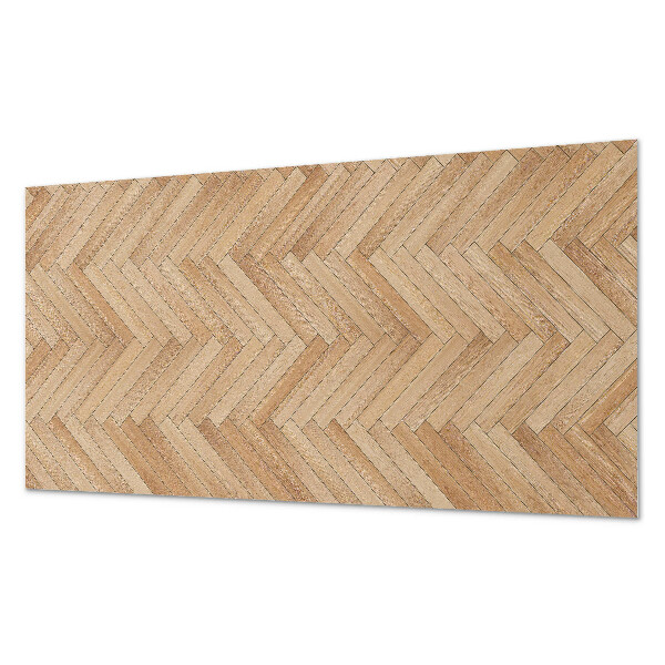 Wandpaneel pvc Visgraatpatroon op de vloer