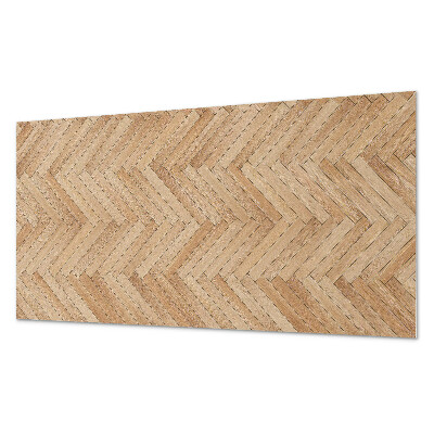 Wandpaneel pvc Visgraatpatroon op de vloer