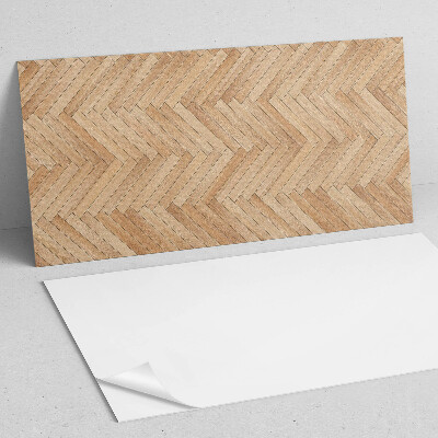 Wandpaneel pvc Visgraatpatroon op de vloer