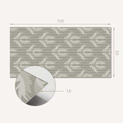 Zelfklevend wandpaneel Modern plantenmotief