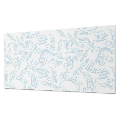 Zelfklevend wandpaneel Subtiel bladmotief