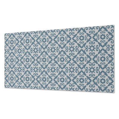 Vinyl wandpaneel Ornamenten en bloemenaccenten