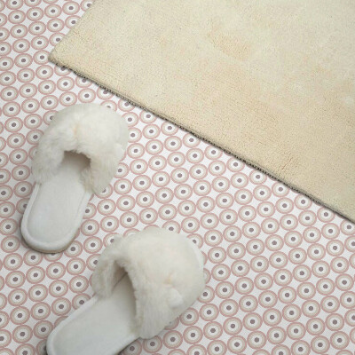 Wandpaneel pvc Cirkels in een rasterpatroon