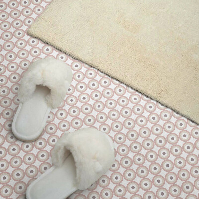 Wandpaneel pvc Cirkels in een rasterpatroon