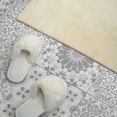 Zelfklevend wandpaneel Geometrisch-floral motief