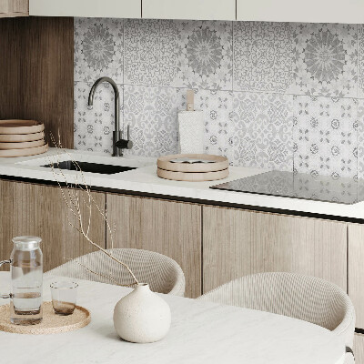 Zelfklevend wandpaneel Geometrisch-floral motief