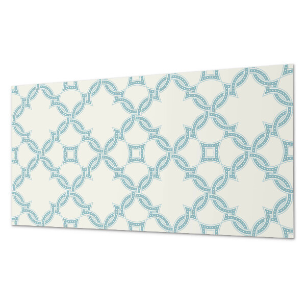 Wandpaneel pvc Verweven motieven in een mesh-compositie