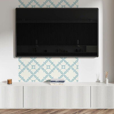 Wandpaneel pvc Verweven motieven in een mesh-compositie