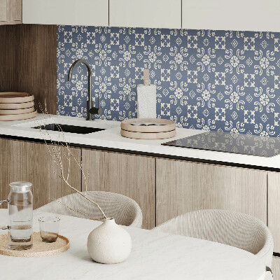 Zelfklevend wandpaneel Bloemenmotief met achtergrond