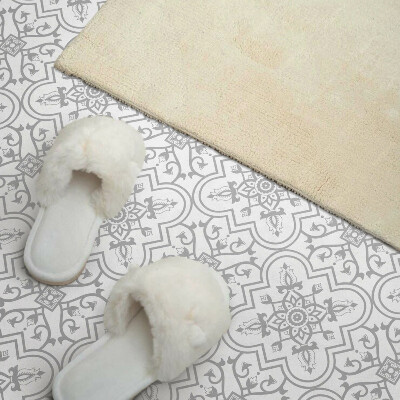 Vinyl wandpaneel Bloemenpatroon met decoratieve details