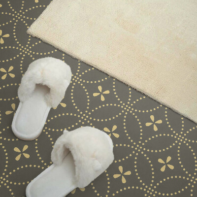 Zelfklevend wandpaneel Bloemenmotief in subtiele tinten