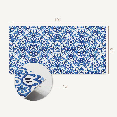 Zelfklevend wandpaneel Klassiek bloemenmotief