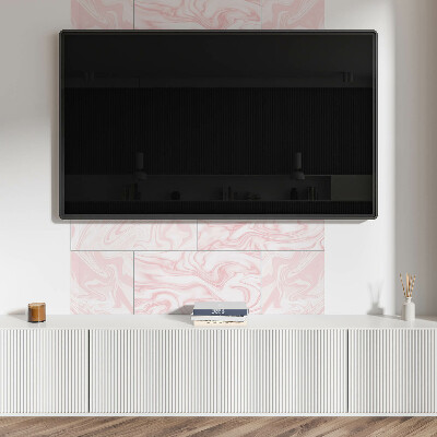 Vinyl wandpaneel Marmeren golven in een elegante stijl