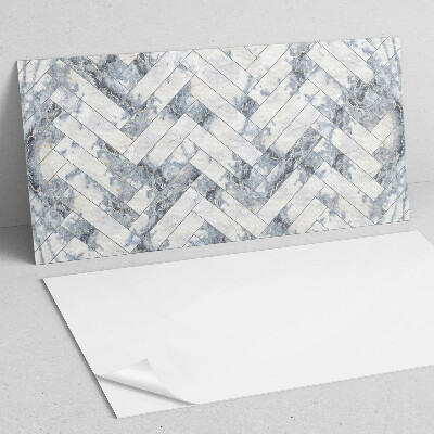 Wandpaneel pvc Visgraat marmerpatroon