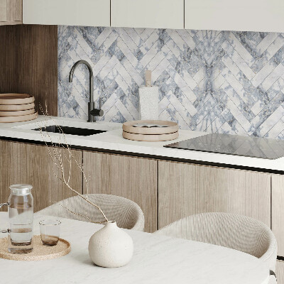 Wandpaneel pvc Visgraat marmerpatroon