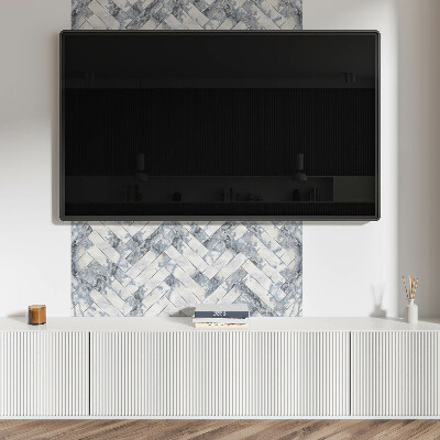 Wandpaneel pvc Visgraat marmerpatroon