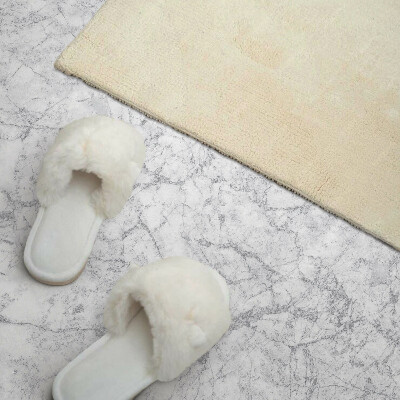 Vinyl wandpaneel Marmeren aderen in een elegante stijl