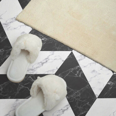 Vinyl wandpaneel Marmeren visgraat in een elegante stijl