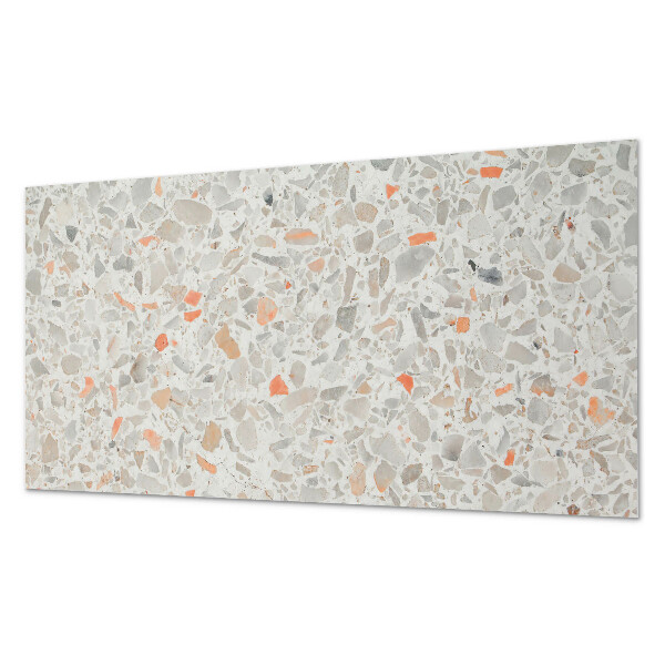 Zelfklevend wandpaneel Patroon met stenen accenten