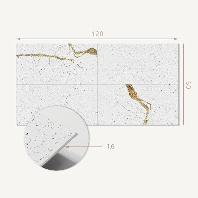 Vinyl wandpaneel Stijlvol marmermotief