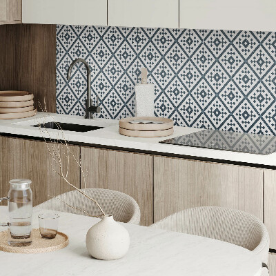 Zelfklevend wandpaneel Geometrische stijl ruitpatroon