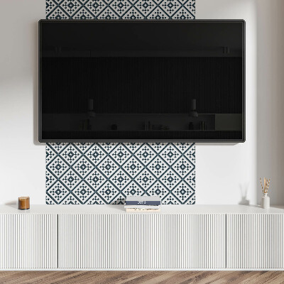 Zelfklevend wandpaneel Geometrische stijl ruitpatroon