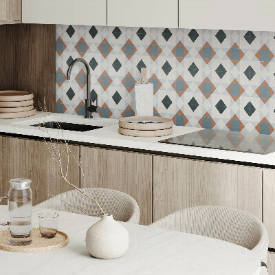 Zelfklevend wandpaneel Getegeld geometrisch motief