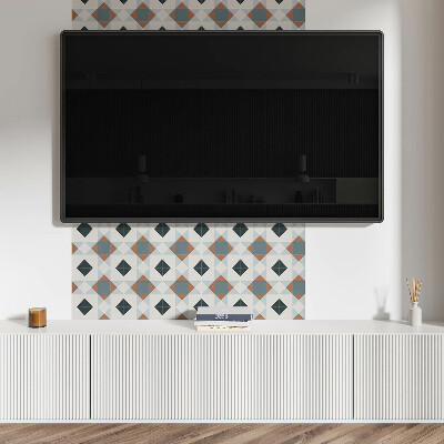 Zelfklevend wandpaneel Getegeld geometrisch motief