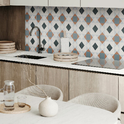 Zelfklevend wandpaneel Getegeld geometrisch motief