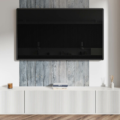 Wandpaneel pvc Houten patroon in een geometrische opstelling