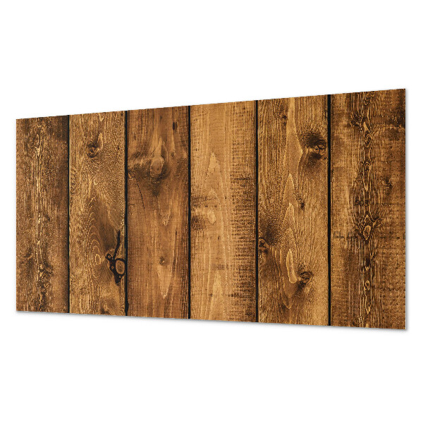 Vinyl wandpaneel Houten planken met een unieke textuur