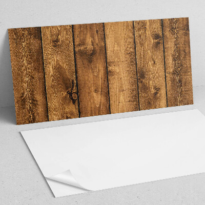 Vinyl wandpaneel Houten planken met een unieke textuur