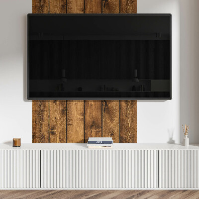 Vinyl wandpaneel Houten planken met een unieke textuur