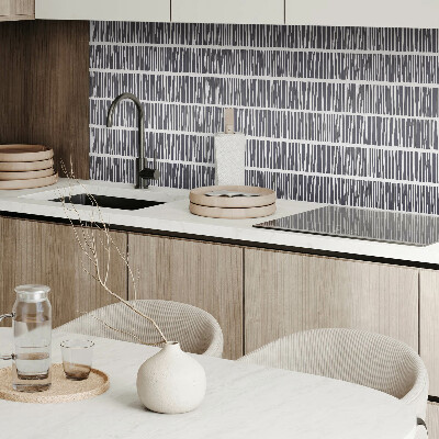 Zelfklevend wandpaneel Modern lijnmotief