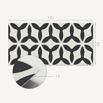 Vinyl wandpaneel Elegant vinmotief