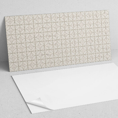 Zelfklevend wandpaneel Rond patroon in geometrische stijl