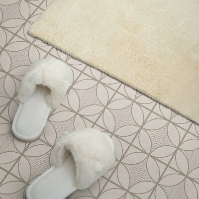 Zelfklevend wandpaneel Rond patroon in geometrische stijl