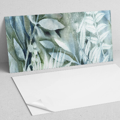 Vinyl wandpaneel Planten aquarelpatronen