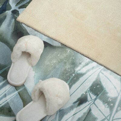 Vinyl wandpaneel Planten aquarelpatronen