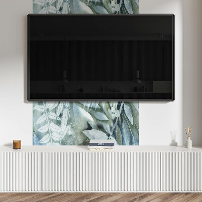 Vinyl wandpaneel Planten aquarelpatronen