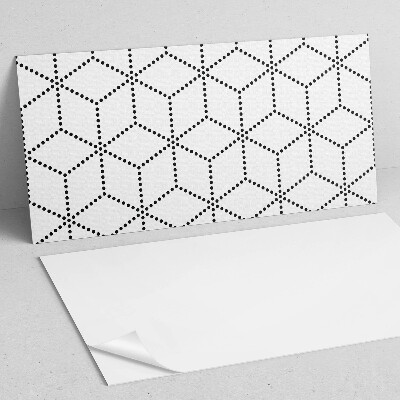 Wandpaneel pvc Zeshoekig stippenmotief