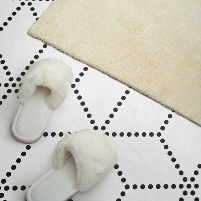 Wandpaneel pvc Zeshoekig stippenmotief