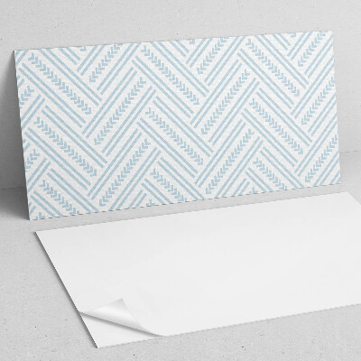 Zelfklevend wandpaneel Zigzagpatroon met lineaire accenten