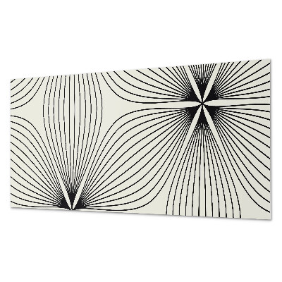 Zelfklevend wandpaneel Energieke patronen met dynamische lijnen